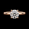 Moissanite Solitaire Ring