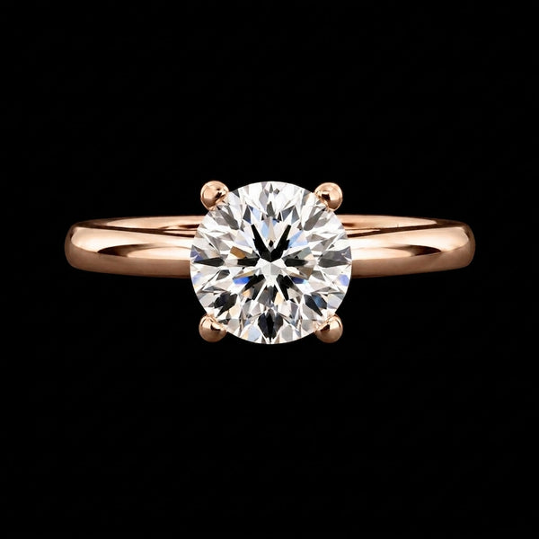 Moissanite Solitaire Ring