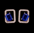 Blue Frame Stud