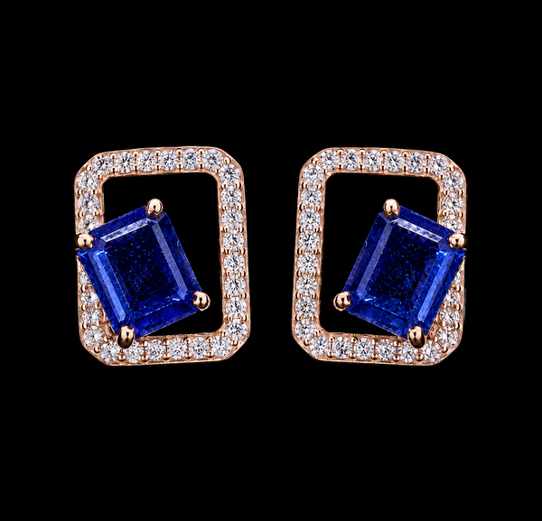Blue Frame Stud