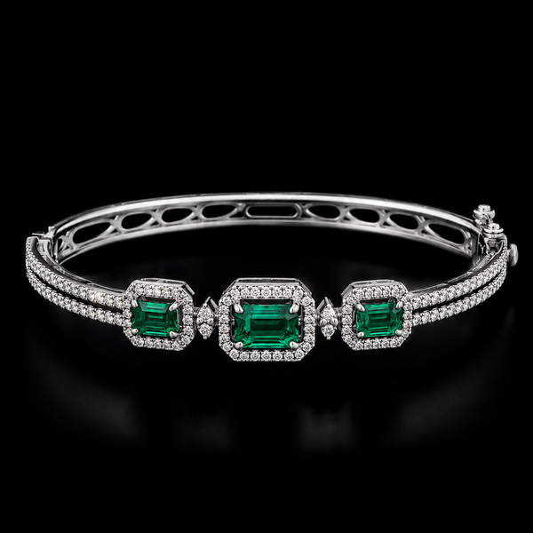 Emerald Crest Bracelet