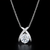 Elegant Diamond Twist Pendant Necklace