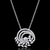 Celestial Swirl Diamond Pendant Necklace