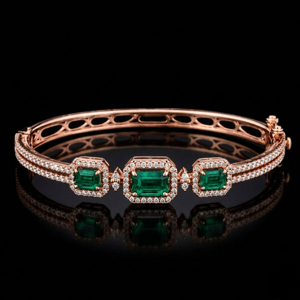 Emerald Crest Bracelet