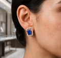 Blue Frame Stud
