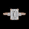 Eterna Radiance Emerald-Cut Diamond Ring