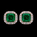 Emerald Statement Stud