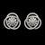 Twilight Rosette Studs