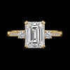 Eterna Radiance Emerald-Cut Diamond Ring