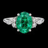 Velour Emerald Spark Ring
