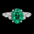 Velour Emerald Spark Ring