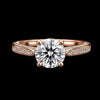 Radiant Brilliance: Moissanite Solitaire in Sterling Silver