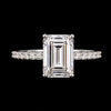 Luminous Ice Emerald-Cut Moissanite Solitaire