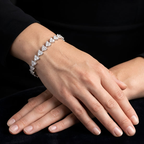 Crystal Heart Bracelet
