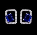 Blue Frame Stud