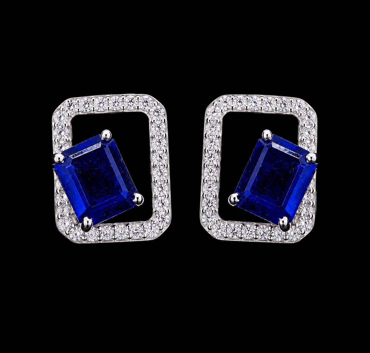 Blue Frame Stud