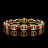 Ruby Loop Bracelet