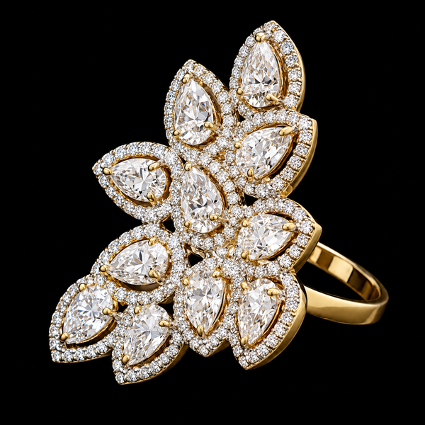 Marquise Bloom Ring