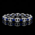 Blue Loop Bracelet