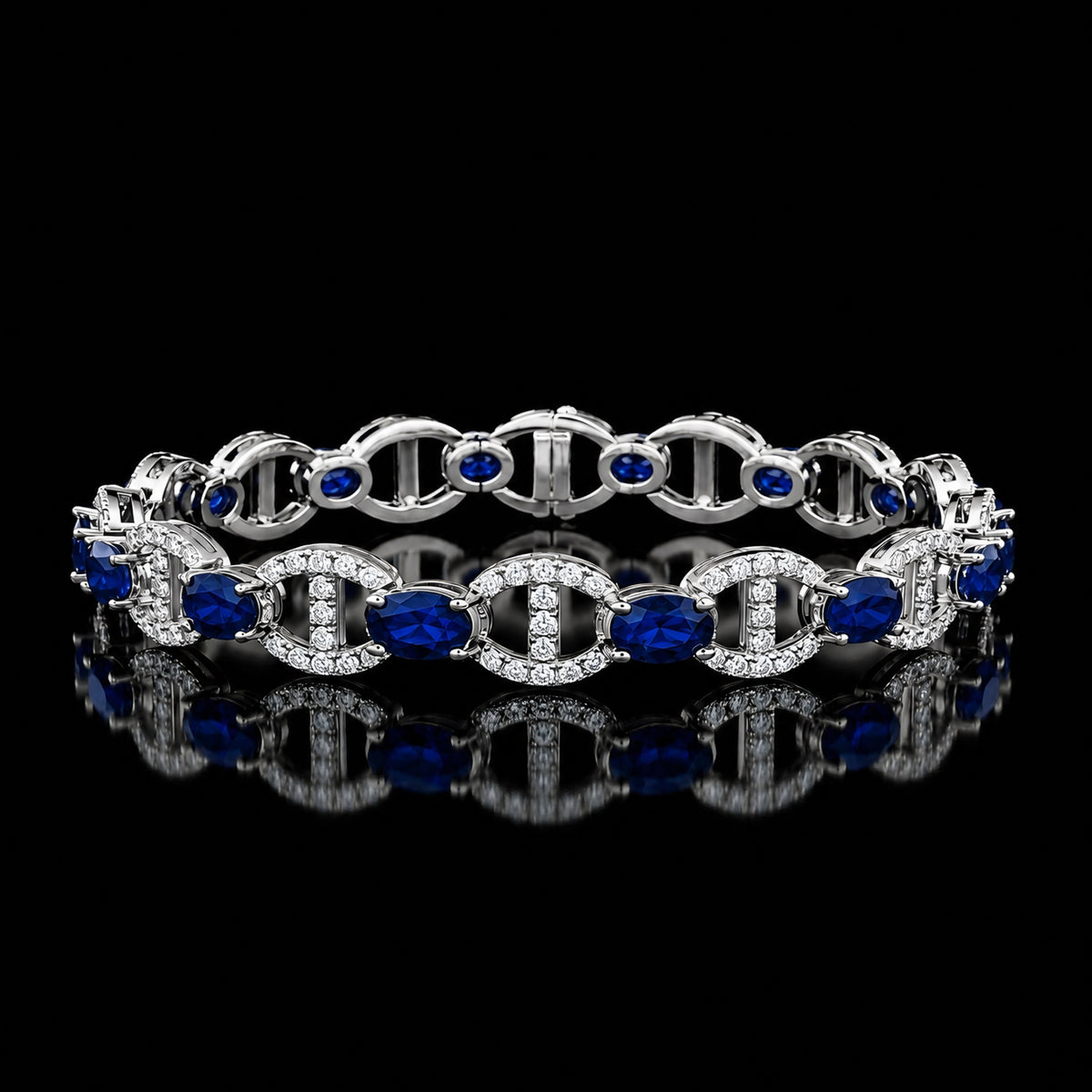 Blue Loop Bracelet
