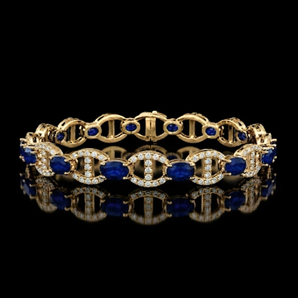 Blue Loop Bracelet
