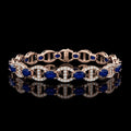Blue Loop Bracelet