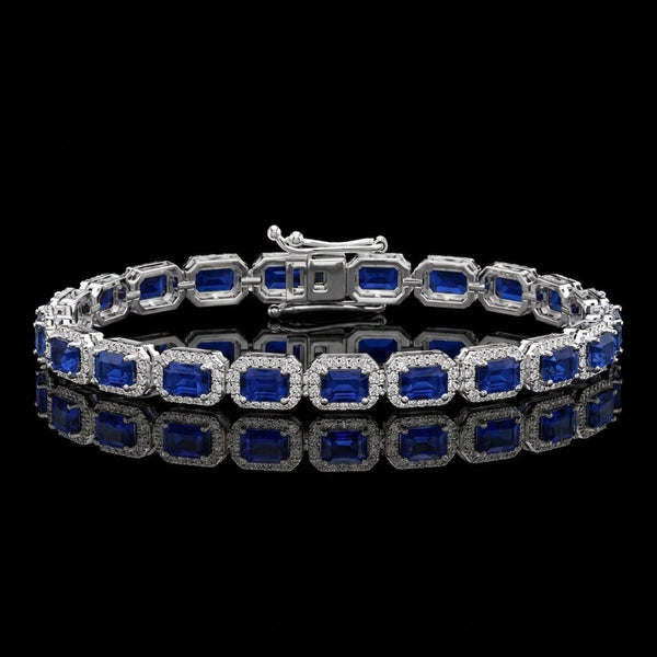 Blue Halo Bracelet