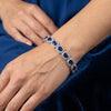 Blue Halo Bracelet