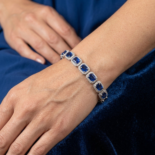 Blue Halo Bracelet