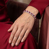 Ruby Halo Bracelet
