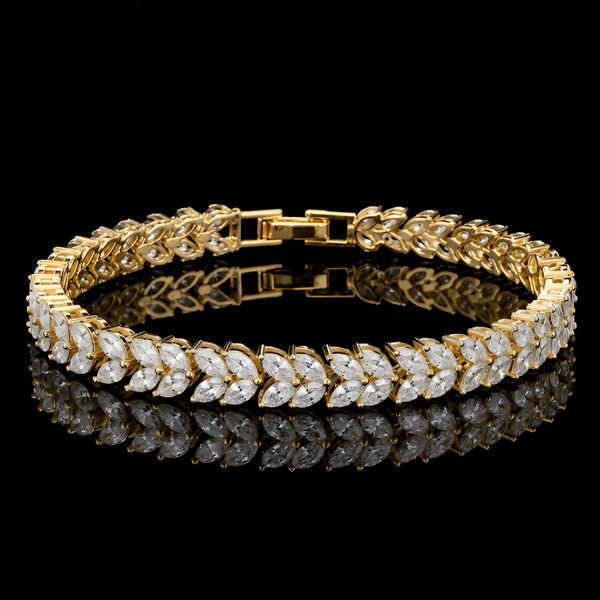 Marquise Feather Bracelet
