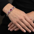 Ruby Crest Bracelet