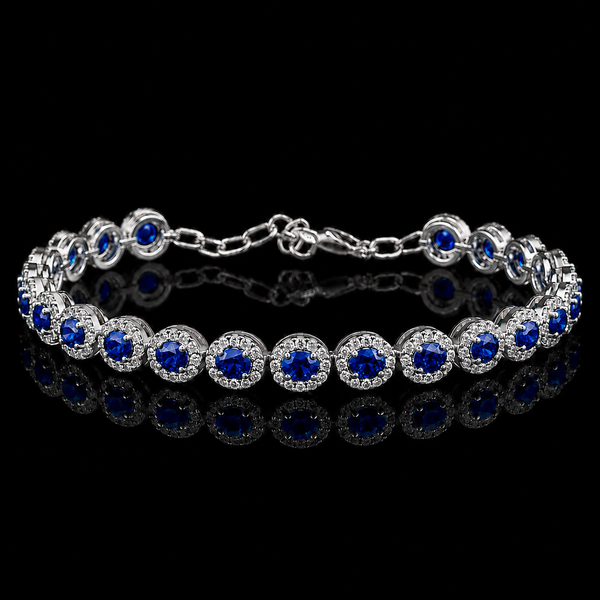 Blue Charm Bracelet