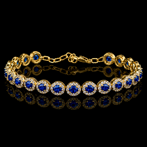 Blue Charm Bracelet