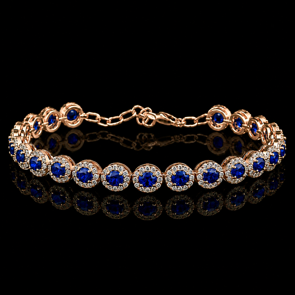 Blue Charm Bracelet