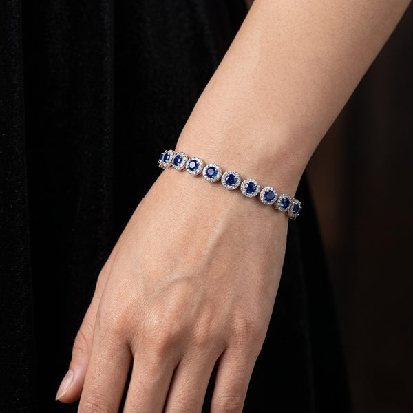 Blue Charm Bracelet