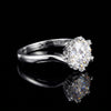 Celestia Crown Solitaire Ring