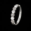 Hexagonal Eternity Band