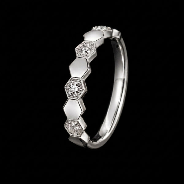 Hexagonal Eternity Band