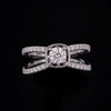 Cushion Split-Band Moissanite