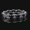 Blue Loop Bracelet