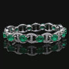 Emerald Loop Bracelet