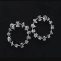 Fancy Shape Circle Hoops