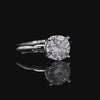 Moissanite Solitaire Ring
